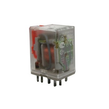 Relevo 8 pines plano 24vac